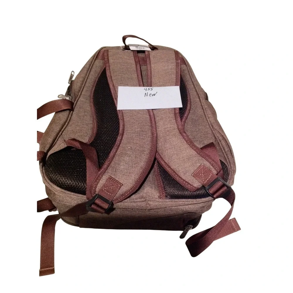 Yonovo Picnic Backpack for 2 Brown Tan Insulated Outdoor Set NEW